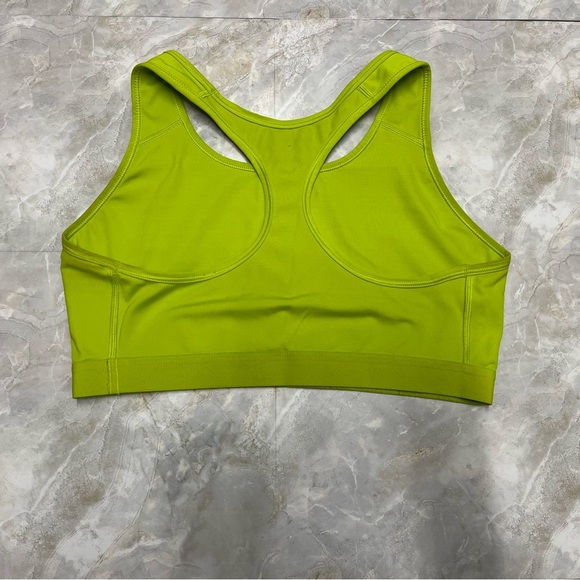 Nike Lime Green Sports Bra with Performance Fabric - Picture 2 of 4